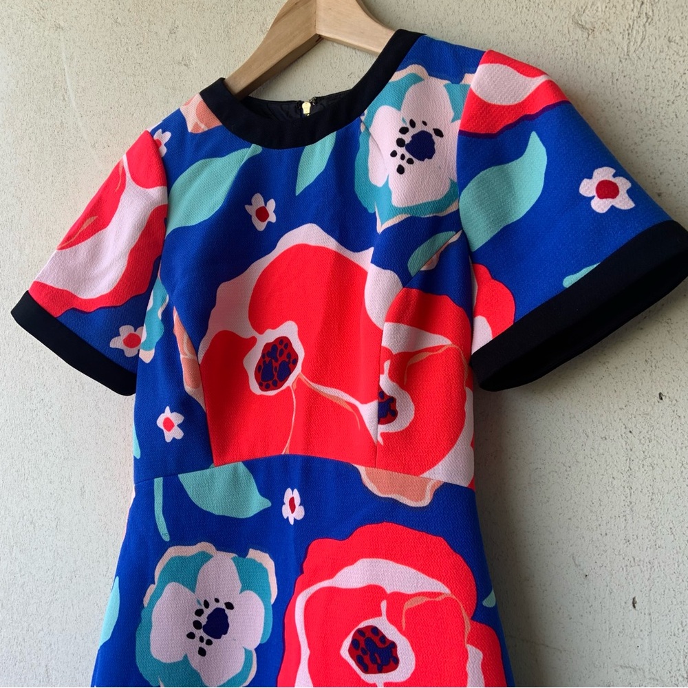 kate spade Blue Floral Shift Dress - Picture 10 of 10